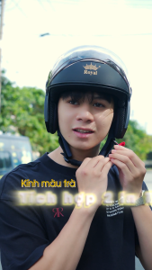 [NHÀ SẢN XUẤT] [ĐỘC QUYỀN] Mũ Bảo Hiểm 3/4 Royal M68 (1 Kính) Chính Hãng Royal Helmet Kính Âm Đi Phượt | TRỰC TIẾP TỪ NSX