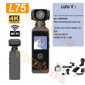 Camera Hành Động Cầm Tay 4K Với Màn Hình Cảm Ứng 1.69 Pin Sạc 1000mAh/3000mAh Máy Quay Video Bỏ Túi Dành Cho Thể Thao Ngoài Trời Quà Tặng