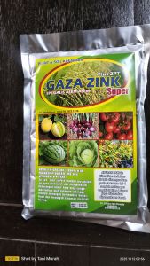 ZINK SUPER 900 gram nutrisi tanaman spesialis atasi asem-aseman pada tanaman padi dan percepat perbanyakan akar dan bantu proses fotosintesis