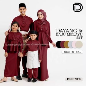 🇲🇾 DESINCE Family Series Baju Raya Baju Melayu Cekak Musang Baju Kurung Dayang Set Kids Pastel Colour MW 081 KW 081 WW 018 KW 071