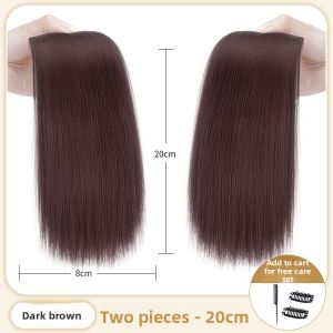 JUZITING | Natural Invisible Hairpiece for Concealing Gray Hair and Adding Volume
