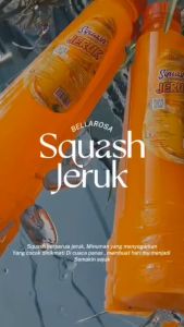 Bellarosa Squash Dus Isi 12 Botol Sirup Orange | Hampers Lebaran 2025 Termurah
