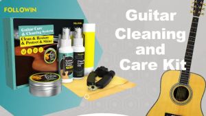 Brightening Wax Guitar Panel Cleaner Musical Instrument Cleaning Care Oil and Cloth Set Guitar Cleaner Care Cleaning Kit