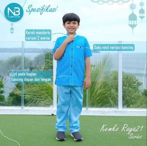 SETELAN KOKO ANAK LAKI-LAKI KEMEJA KOKO ANAK By NUBINTANG KOKO RAYA NUBI BAJU MUSLIM ANAK COUPLE BAJU MUSLIM KATUN TOYOBO POLOS BAJU KOKO BAYI SET KOKO BABY