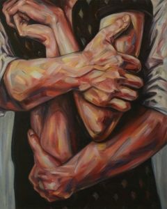 KAYOU | DIY Digital Painting Paint By Numbers Embrace Hands Handpainted Painting Art Picture Artcraft on Canvas Unique Gift Unframed
