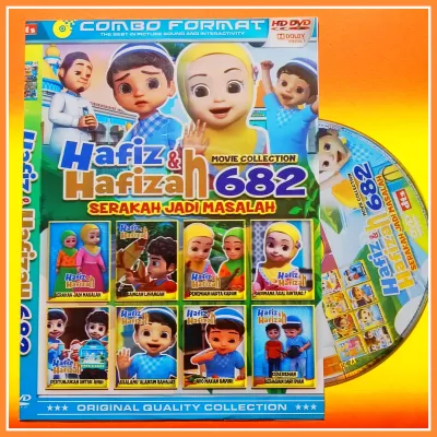 Kaset Film Kartun Anak Muslim Koleksi HAFIZ & HAFIZAH Edisi Pilihan Terbaru 8in1 Bahasa Indonesia