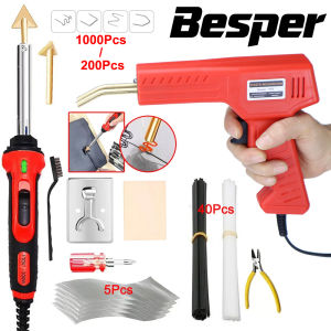 50W Plastic Welder Kit Repair Welder 1000/ 200Pcs Hot Stapler for DIY Car Bumper Cracks Repair Kayaks Plastic Toys ﻿