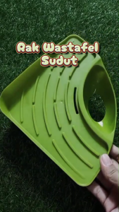 (BISA COD)RAK SUDUT WASTAFEL MULTIFUNGSI - TEMPAT SABUN SPON BUSA CUCI PIRING DAPUR SERBAGUNA