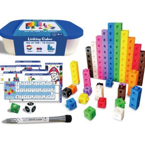 Linking Cubes with Activity Cards Set Numberblocks Math Link Cubes Snap Manipulatives Number blocks