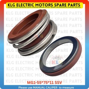 Mechanical seal 55mm x75 mg1 sic sic viton water pump