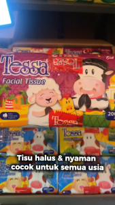 Tisu Tessa 200 Sheet (5 PACK) – Stok Aman untuk Satu Rumah!