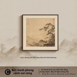 HAIMASHENGKANG | Tranh Trang Trí Cảnh Quan Phong Cách Zen