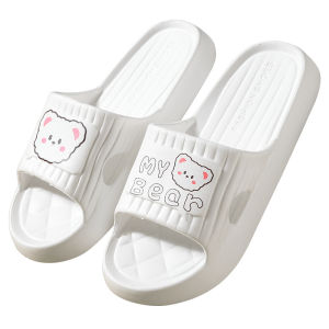 Womens Summer Home Anti-slip Thick Bottom Soft Comfortable Outdoor Wearable Slipper No Odor Cute Design New 2023 Model