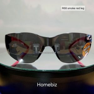 Action Eyewear รุ่น R68B Smoke red leg แว่นตานิรภัย แว่นกันแดด2020 แว่นตากันUV แว่นกันแดดผู้ชาย แว่นตากันแดดราคาถูก แถมฟรี ซองผ้าใส่แว่น