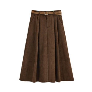 PIAOYA | High Waist Retro Skirt Slim