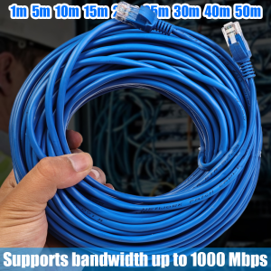 CAT5e Ethernet Cable High Speed Internet Lan Network Cable Wire Internet Lead Cord Router Computer Cable