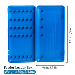 Carp Fishing Rig Feeder Storage Box PP Double Sided Fish Tackle Box 69g Fishing Accessories Tool  for Outdoor Fishing Tackle
