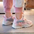 Girls Sport Shoes Children's Casual Running Shoes Breathable Mesh Soft Bottom Anti-Slip Spring Autumn New Style Kids Sneakers. 