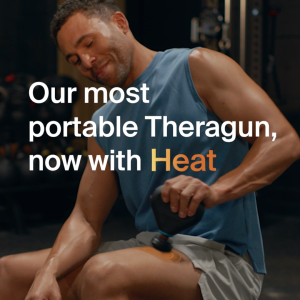 TheraGun Mini Plus Massage Gun by Therabody - Portable Massage Gun Enhanced with Heat Smart App Control Travel Lock – Travel Essential for Faster Recovery On The Go