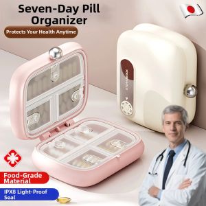 FANSANG | 7 Days A Week Portable Moisture-Proof Pill Organizer