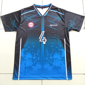 Baju jersey volley motif full printing