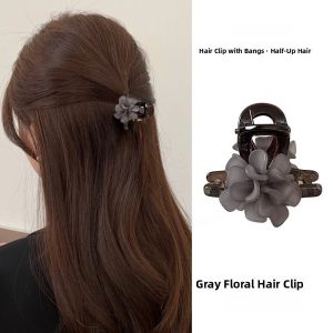Princess Style Cherry Design Hair Claw Clip Amber Color Womens Fashion Accessory Hairdressing Tool out New 2024
