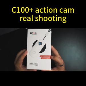 Camera Hành Động Mini SJCAM Pocket 4K Với Vỏ Chống Nước C100 Plus EIS Gắn Từ Tính Dùng Cho Mũ Bảo Hiểm Xe Máy Đạp Xe Vlog