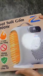 Máy sưởi mùa đông quạt sưởi ấm 2 chiều chế độ ấm nhanh sau 1s an toàn không khô da giúp mùa đông không còn giá lạnh