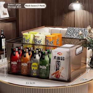 CORJANE | Transparent Drawer-type Storage Box for Snacks and Items
