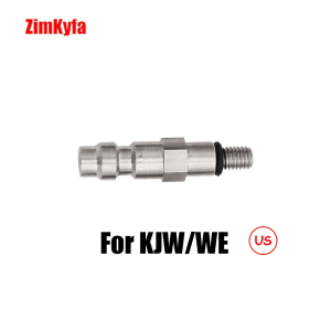HPA Magazine Taps Valve Adapter Male US Foster Quick Disconnect Coupler Probe for KJW/WEMaruiKSC/KWA Magazine Connect