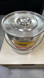 Stainless Steel Rice Bucket Rice Dispenser Sale Rice Keeper Storage 50kg/25kg /15kg/10kg/5kg for Flour Grains Kitchen Storage Container Organizer