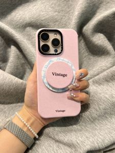 Magnetic Absorption Frosted Pure Color Phone Case for Apple 16Promax iPhone 13 New Model 15Promax Womens Style 14 Chic Korean Full Cover Hard Shell