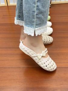 Giày Sandal Đế Bằng Mát Mẻ Cho Nữ Giày Đi Làm Mùa Hè Giày Mát Mẻ Đế Mềm Hở Lỗ Giày Đế Bằng Thường Ngày Giày Đế Bằng