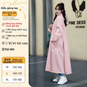 KeyRu | Áo Mưa Chống Thấm Cho Xe Điện Người Lớn 1 Người Toàn Thân