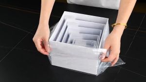 【HOT】White/Black 6-piece set Buffet Riser Cube Display Nesting for Buffet Birthday Party