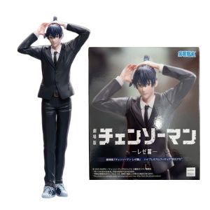 Bandai | In Stock 100% Original SEGA Chainsaw Man Aki Hayakawa & Angel Devil Anime Premium PVC Figure Collectible Desktop Decor Gift