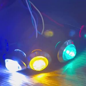 Lampu Sisi Trak Kereta 12V24VLED Lampu Bulat Kecil Gerabak Barangan Lampu Lebar Lampu Belakang Trak Lampu Mata Elang Lampu Isyarat