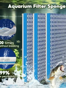 Aquarium Filter Sponge 9D 9 Layers Pond Filter Media Filter Aquarium Bio Filter 魚缸過濾器