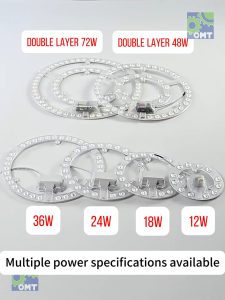 LED Ceiling Panel Replacement Light Magnet Magnetic With Remote control Ring Light Round