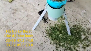 Máy băm rau muống bèo tây siêu nhỏ nhanh