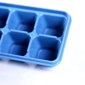 Stackable Flexible Silicone Ice Cube Trays/Square Ice Cube Molds with Leak Proof Removable Lid Keimav-official