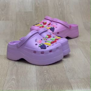 [🥇ของแท้100%🚚ส่งเร็ว🔢เบอร์36-40] BAOJI รองเท้าหัวโตหญิง รองเท้าโฟมนุ่ม crocs รุ่น B037-112 นุ่ม เบา สบายเท้า