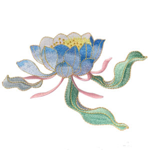 Exquisite Embroidered Fabric Patches DIY Decorative Hanfu Ancient Style Bag Hat Simple National Trend Cashmere Clothing Cheongsam Embroidery Accessories