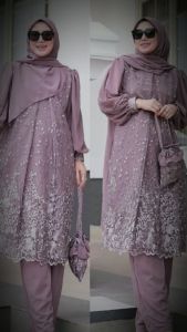 Lexy Set / Setelan Wanita Jumbo Ceruty Babydoll Mix Brukat LD 120CM / Setelan Kondangan Wanita Terbaru 2025 / Baju Perempuan Super Jumbo Ukuran M - L - XL - XXL / Pakaian Lebaran Wanita Atasan Dan Celana / Busana Import Brukat Korean Style / Setelan Murah