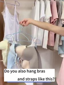 🚚SG Seller🚚 Metal underwear hanger Tank Top Hangers Foldable Multilayer Hangers Closet Bra Vest Pyjamas Swimsuit Underwear Storage Saving Space