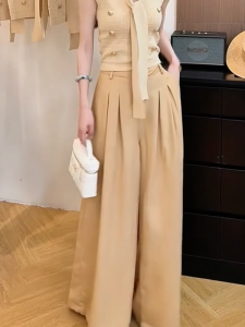 MANMI | Quần Kaki Drapery Rộng Rời Xu Hướng 2025