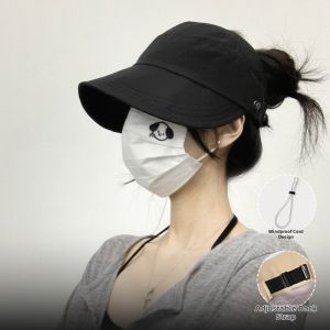 Cgediao | Uv Protection Sun Visor Hat Quick Dry Facial Flattering Large Head Circumference