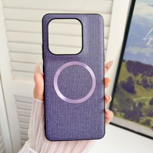 Luxury Fabric Cloth for Magsafe Case For Motorola Edge 70 60S 60 Pro Fusion+ Magnetic Slim Shockproof Cover For Moto X70 Air Pro