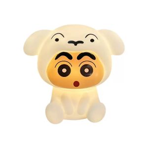 Bandai | Cute Crayon Shin-chan Figure Desktop Bedside Ornament Kawaii Anime Statue Room Decor Model Toy Collection Birthday Gift