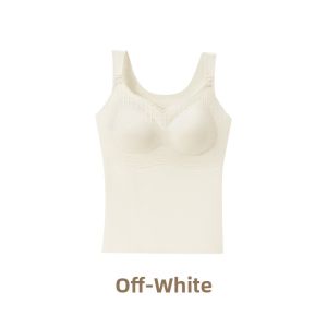 Miiow | Warmth Innerwear Tank Top For Women Feeding Vest V-neck Polyester Spandex Blend Comfortable Underwear Breastfeeding Friendly